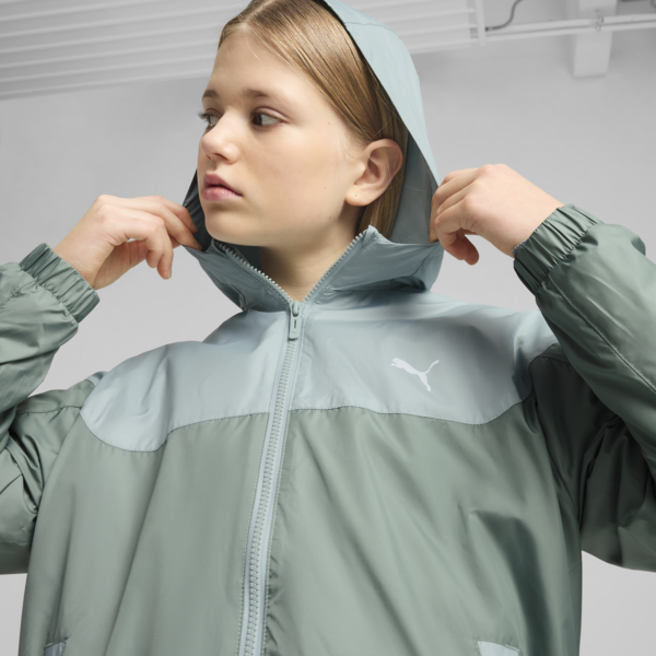 Chamarra rompeviento Mesh Lined para adolescentes, Green Moon, large-MEX