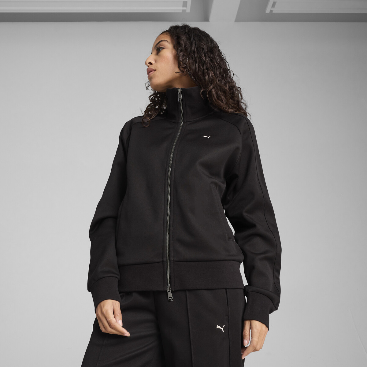 T7 Track Jacket Women in Black by PUMA, Medium