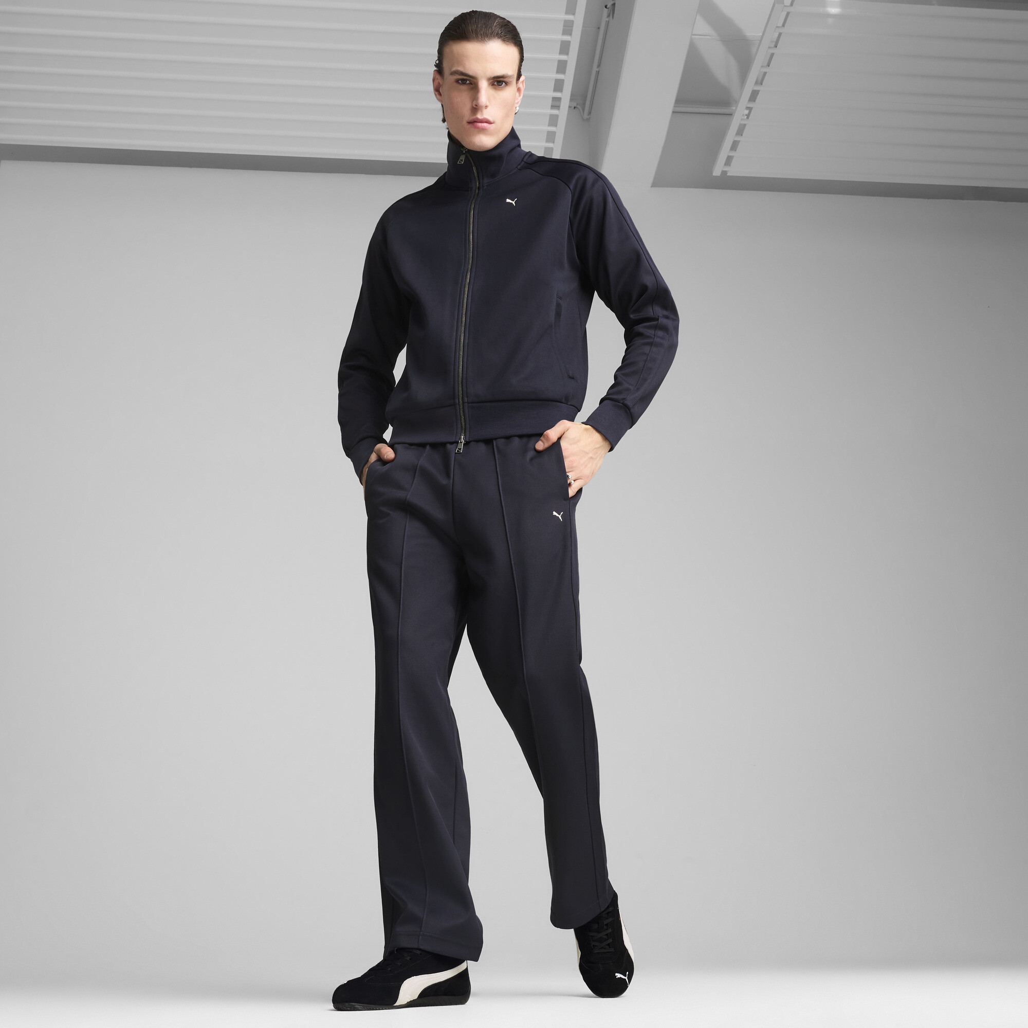 PUMA T7 trainingsbroek voor Heren, Blauw, Maat XXL thumbnail 6