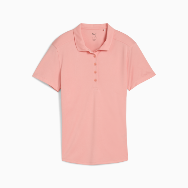 Pure 2.0 Short Sleeve Polo Women, Pink Fruit, large-ZAF