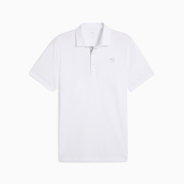 Pure 2.0 Golf Polo Men, White Glow, large-ZAF