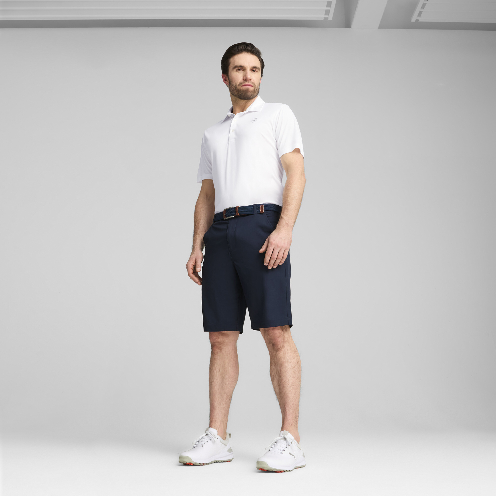 PUMA Pure 2.0 golfpoloshirt voor Heren, Wit, Maat 4XL thumbnail 4