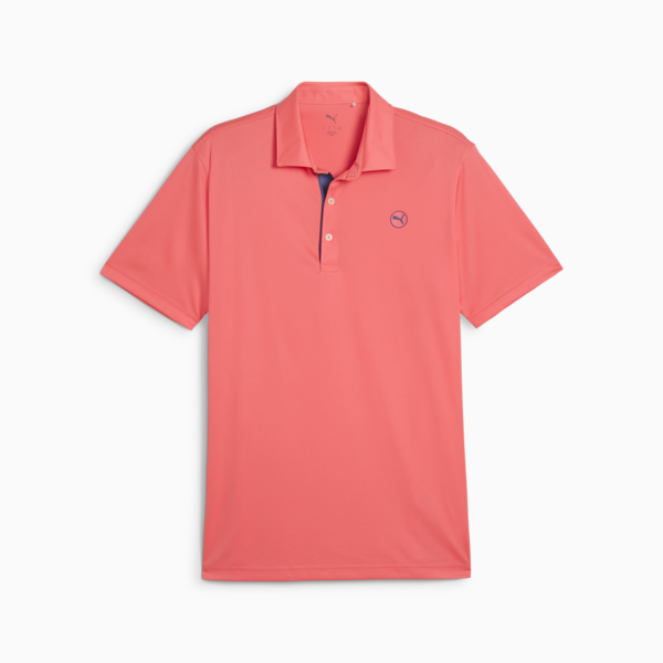 Pure 2.0 Golf Polo Men, Peach Frost, large-ZAF