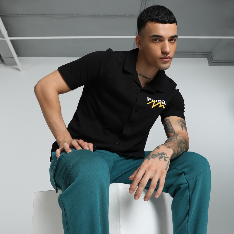 

Men's PUMA CLASSICS DRIP Knitted Polo