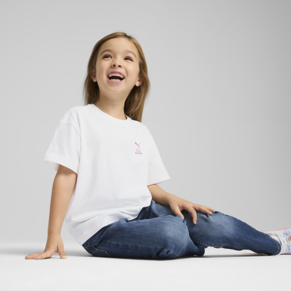 PUMA x HELLO KITTY AND FRIENDS Relaxed Graphic Tee Kids, PUMA White, large-ZAF