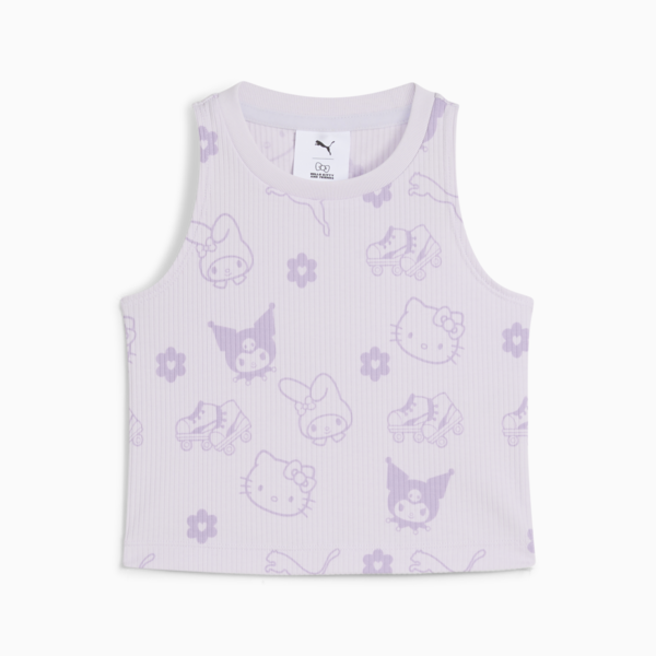 PUMA x HELLO KITTY AND FRIENDS Ribbed Tank Top Kids, Lilac Frost, large-ZAF