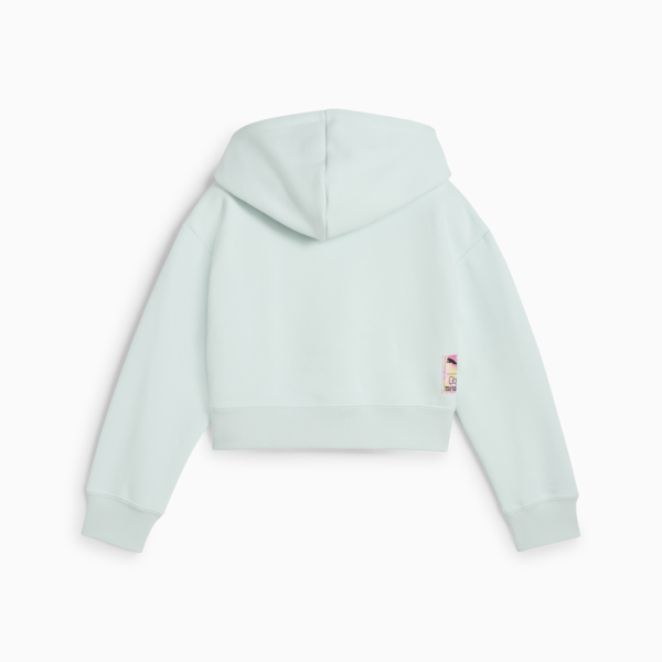 PUMA x HELLO KITTY AND FRIENDS Relaxed Graphic Fleece Hoodie Kids, Peaceful Blue, large-ZAF