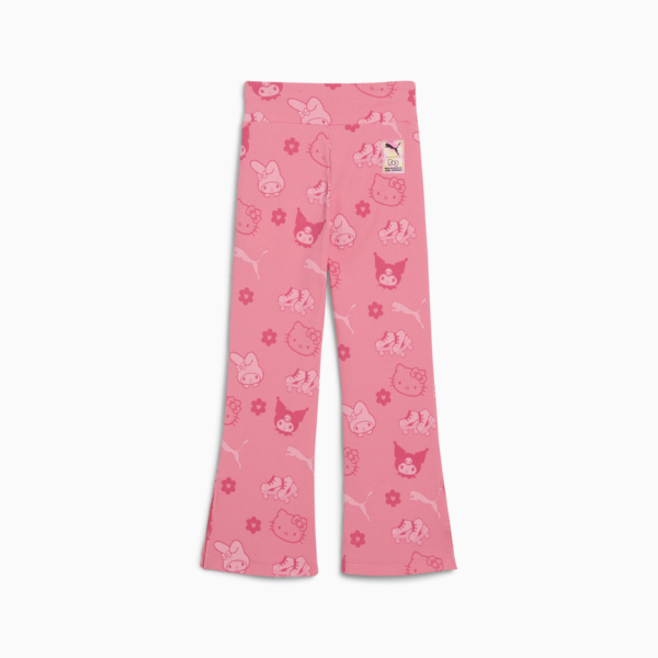 PUMA x HELLO KITTY AND FRIENDS Ribbed Flared Leggings Kids, Magic Rose, large-MEX