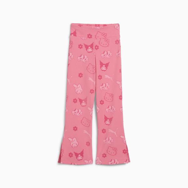 PUMA x HELLO KITTY AND FRIENDS Ribbed Flared Leggings Kids, Magic Rose, large-MEX