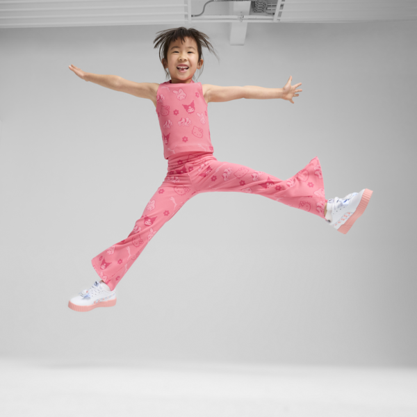PUMA x HELLO KITTY AND FRIENDS Ribbed Flared Leggings Kids, Magic Rose, large-MEX
