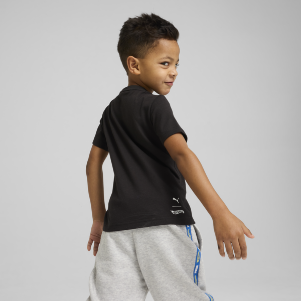 Playera PUMA x HOT WHEELS para niños, PUMA Black, large-MEX