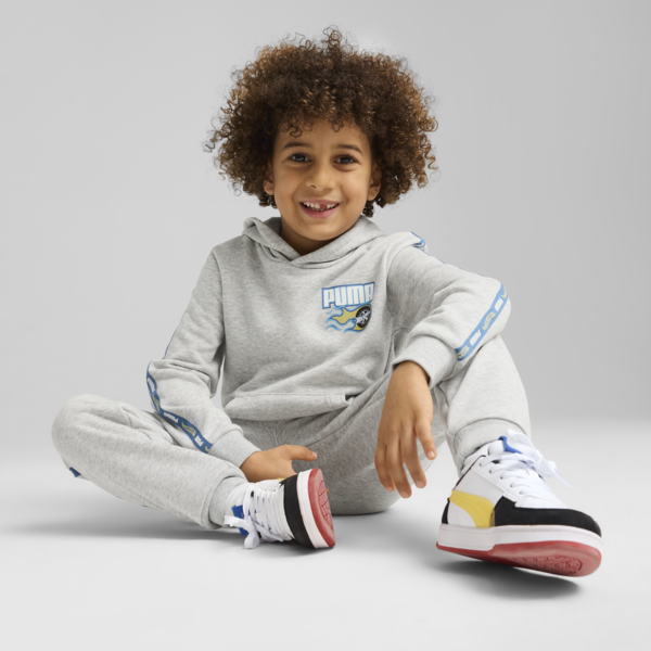 Buzo PUMA x HOT WHEELS™ para niños, Light Gray Heather, large-ARG