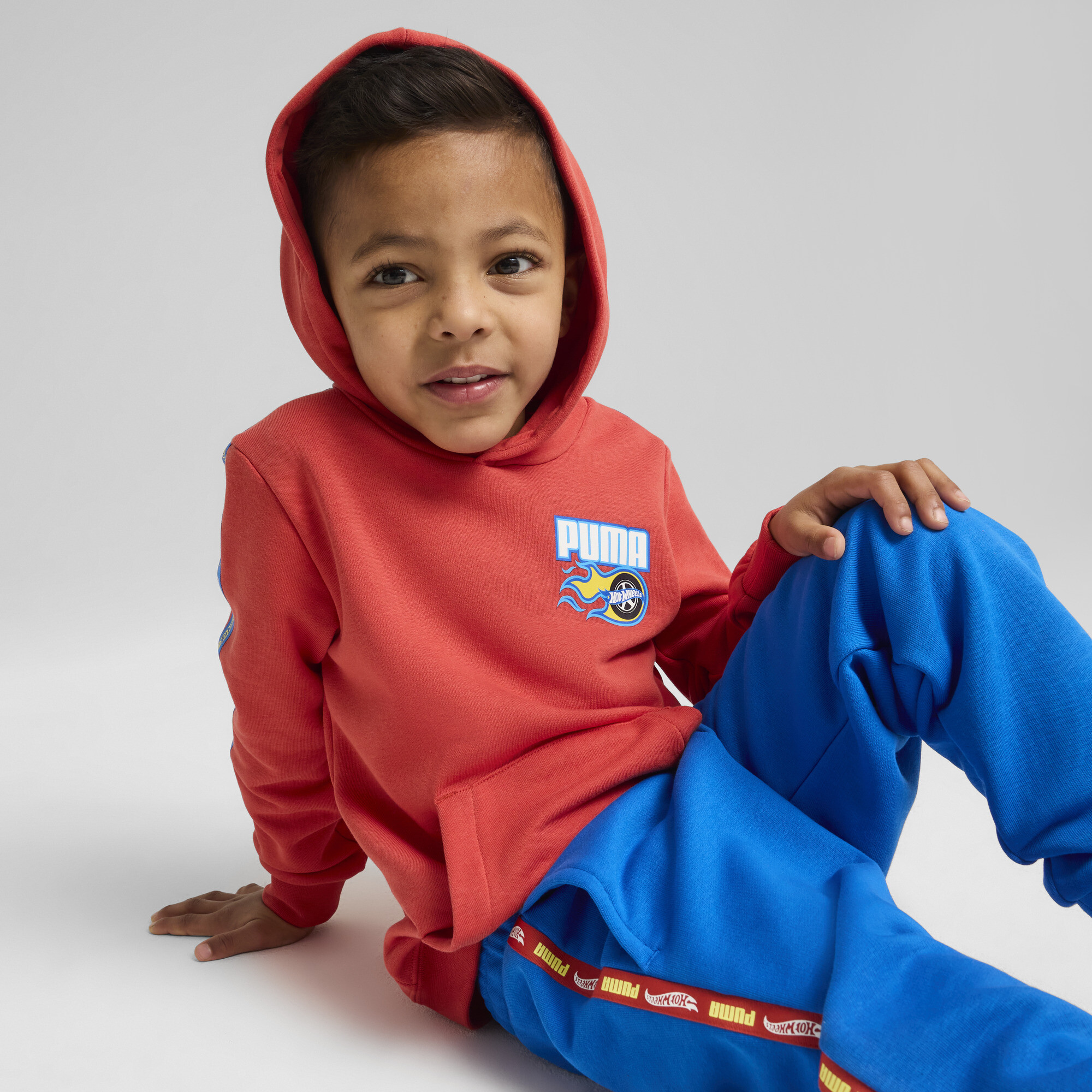 Puma x HOT WHEELS™ Hoodie Kinder | Mit Print | Red Fire | Größe: 5-6Y