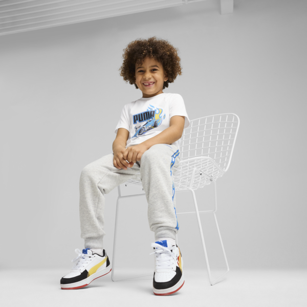 Jogging PUMA x HOT WHEELS™ para niños, Light Gray Heather, large-ARG
