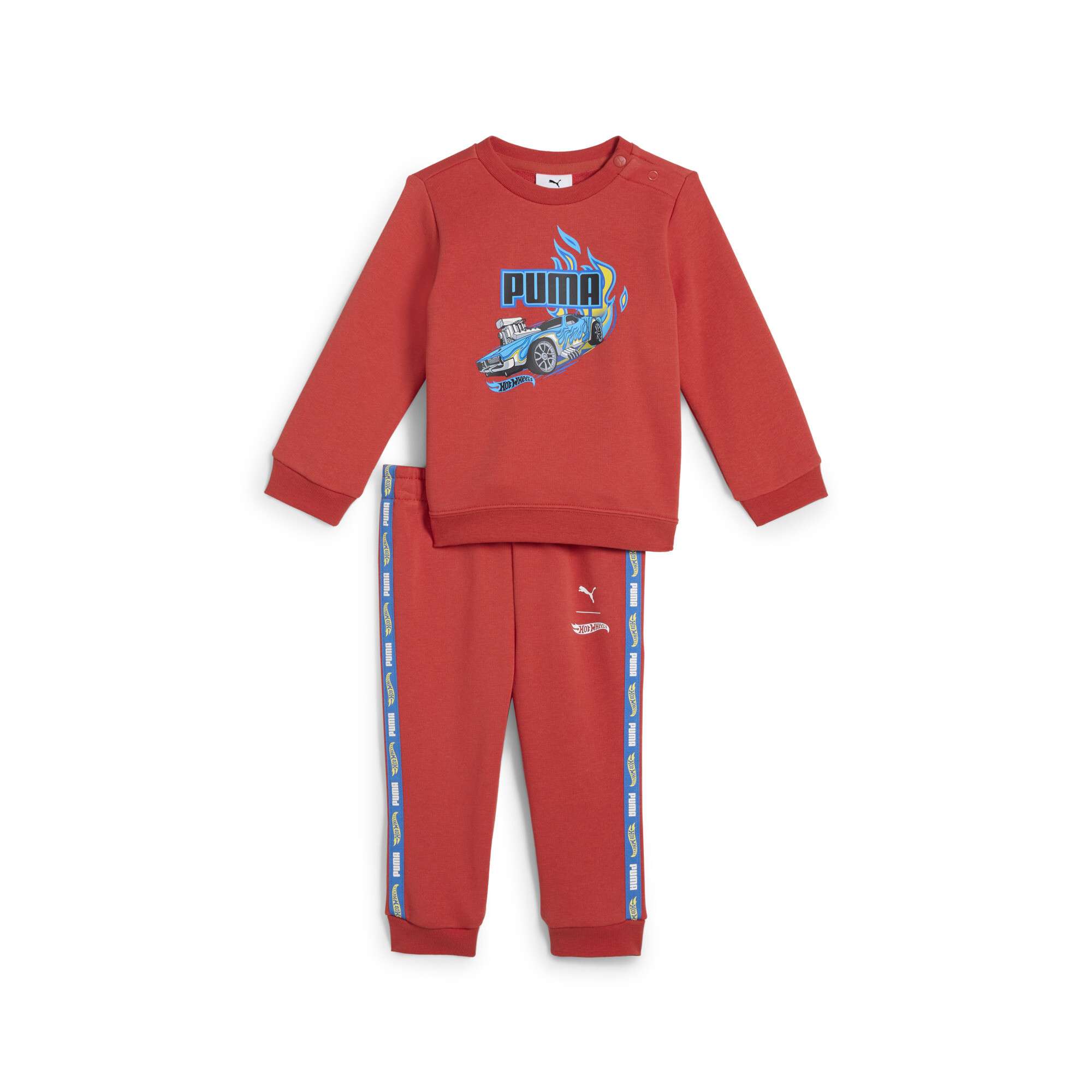 Puma x HOT WHEELS™ Minicats Set mit Crewneck Baby | Mit Print | Red Fire | Größe: 4-6M