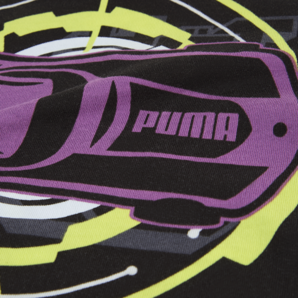 PUMA x HOT WHEELS™ Relaxed Tee Kids, PUMA Black, large-MEX