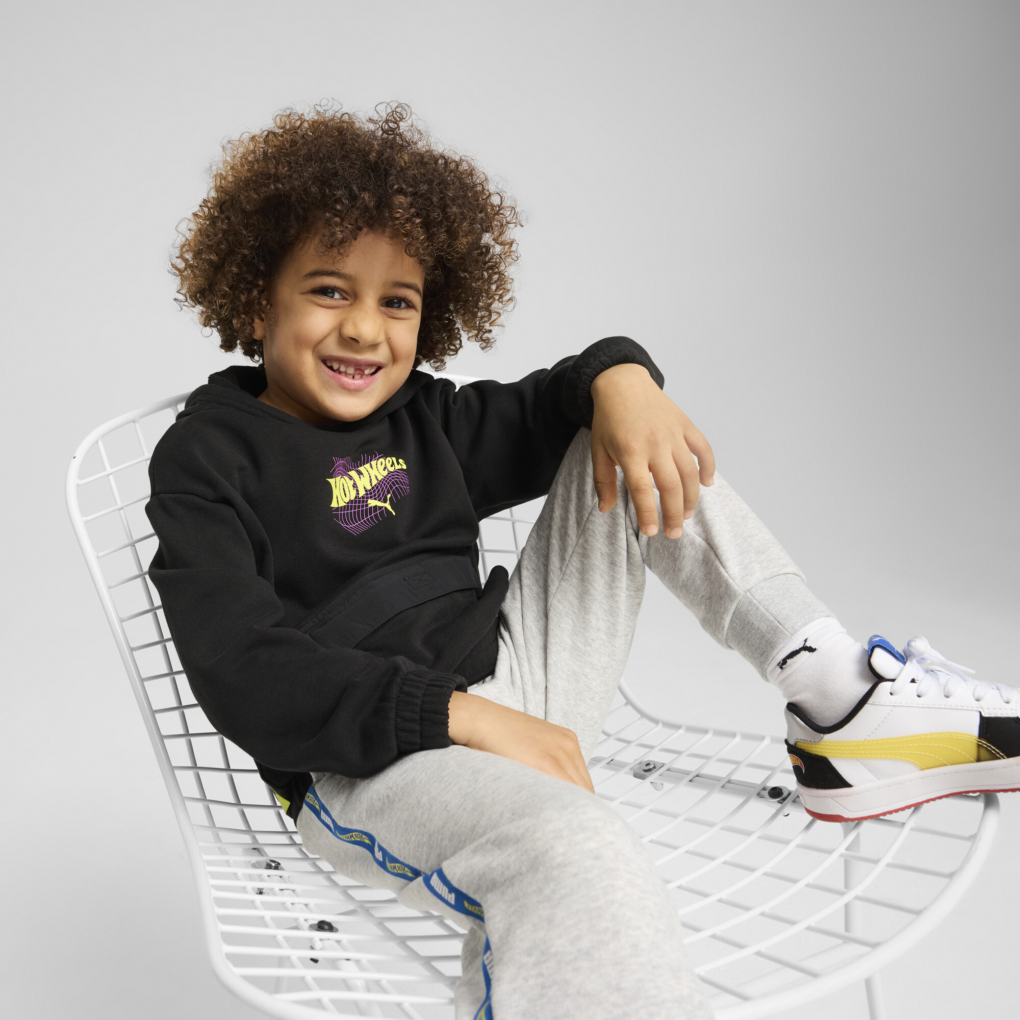 Puma x HOT WHEELS™ Relaxed Graphic Hoodie Kinder | Mit Print | Black | Größe: 3-4Y