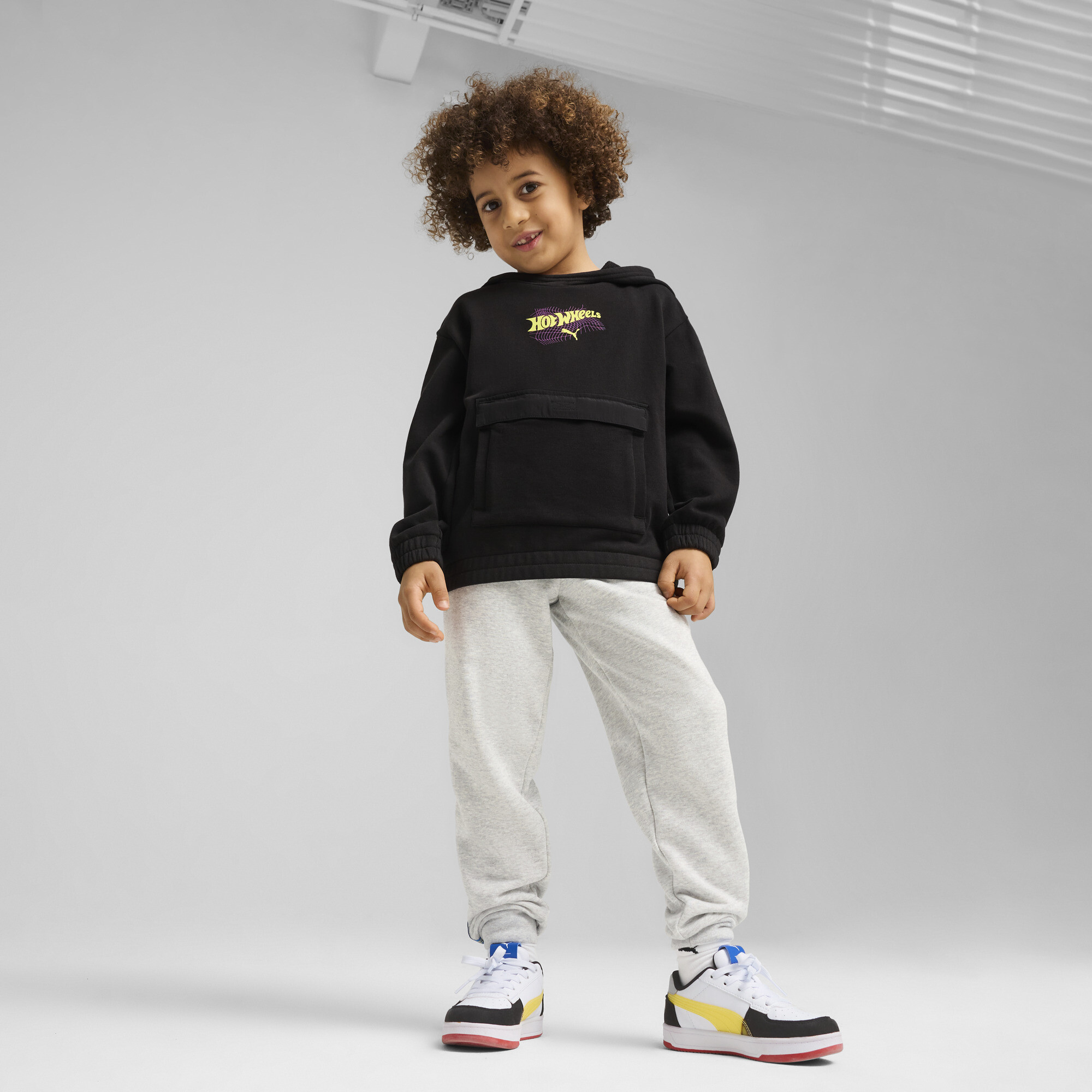PUMA x HOT WHEELS™ Little Kids' Relaxed Graphic Hoodie - Picture 9 of 15