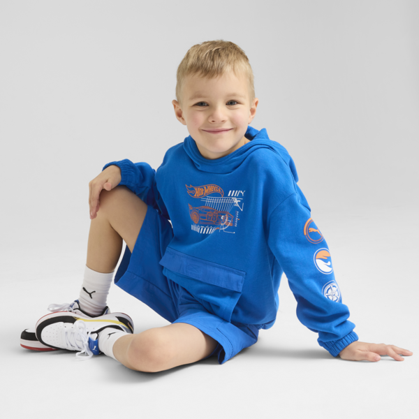 PUMA x HOT WHEELS™ Relaxed Graphic Hoodie Kids, PUMA Team Royal, large-MEX