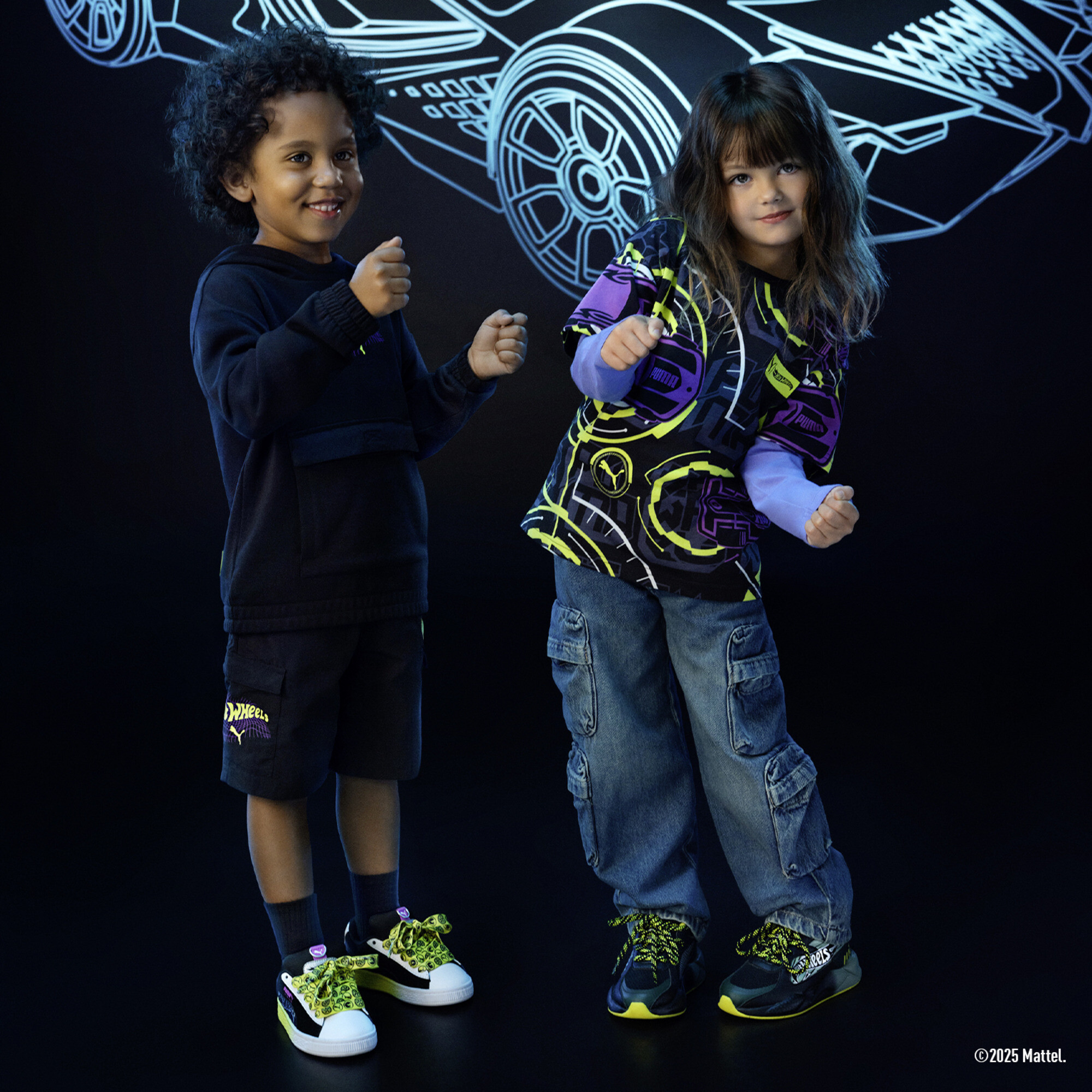 PUMA x HOT WHEELS™ Little Kids' Shorts - Picture 9 of 9