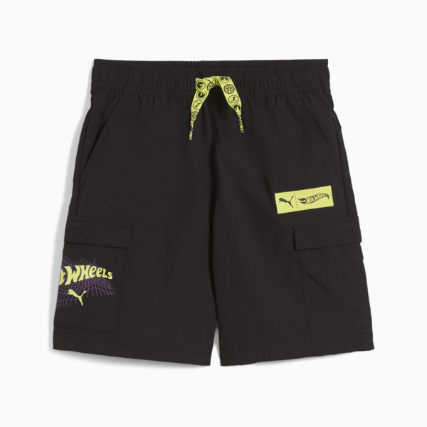 PUMA x HOT WHEELS™ Shorts Kids, PUMA Black, large-MEX