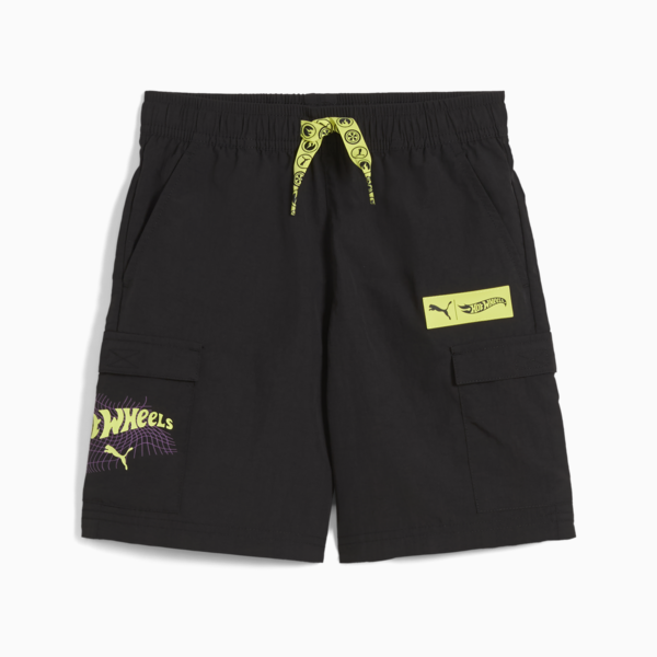 PUMA x HOT WHEELS™ Shorts Kids, PUMA Black, swatch-ZAF