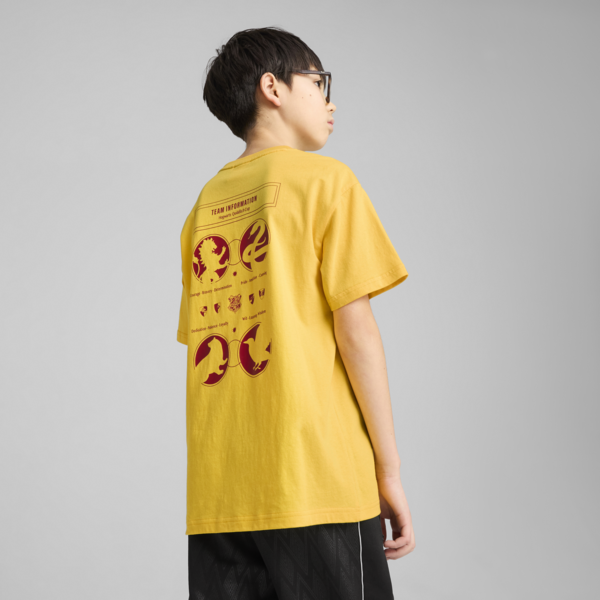 Playera holgada PUMA x HARRY POTTER para adolescentes, Yellow Sizzle, large-MEX