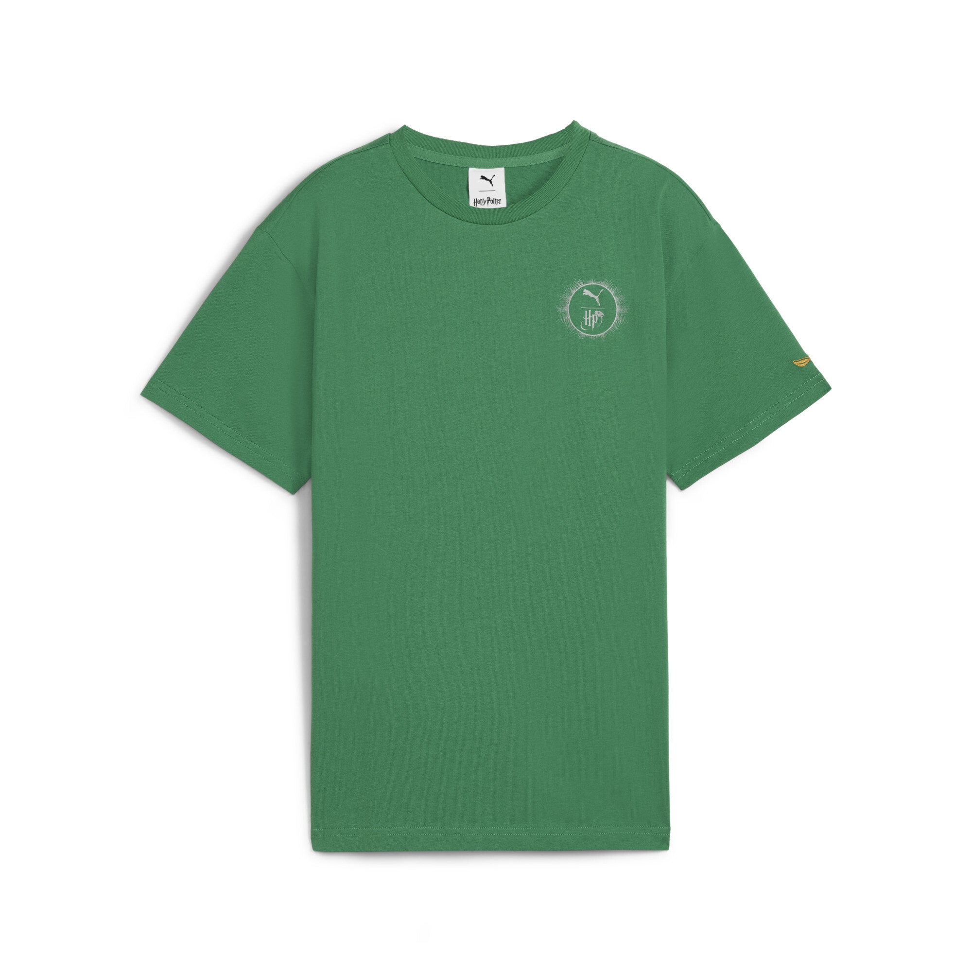 商品情報PUMA x ハリー・ポッターコレクションより、グラフィック半袖Tシャツが登場。作中に登場する競技"クィディッチ"にインスパイアされたグラフィック、作品のデザイン要素をふん
