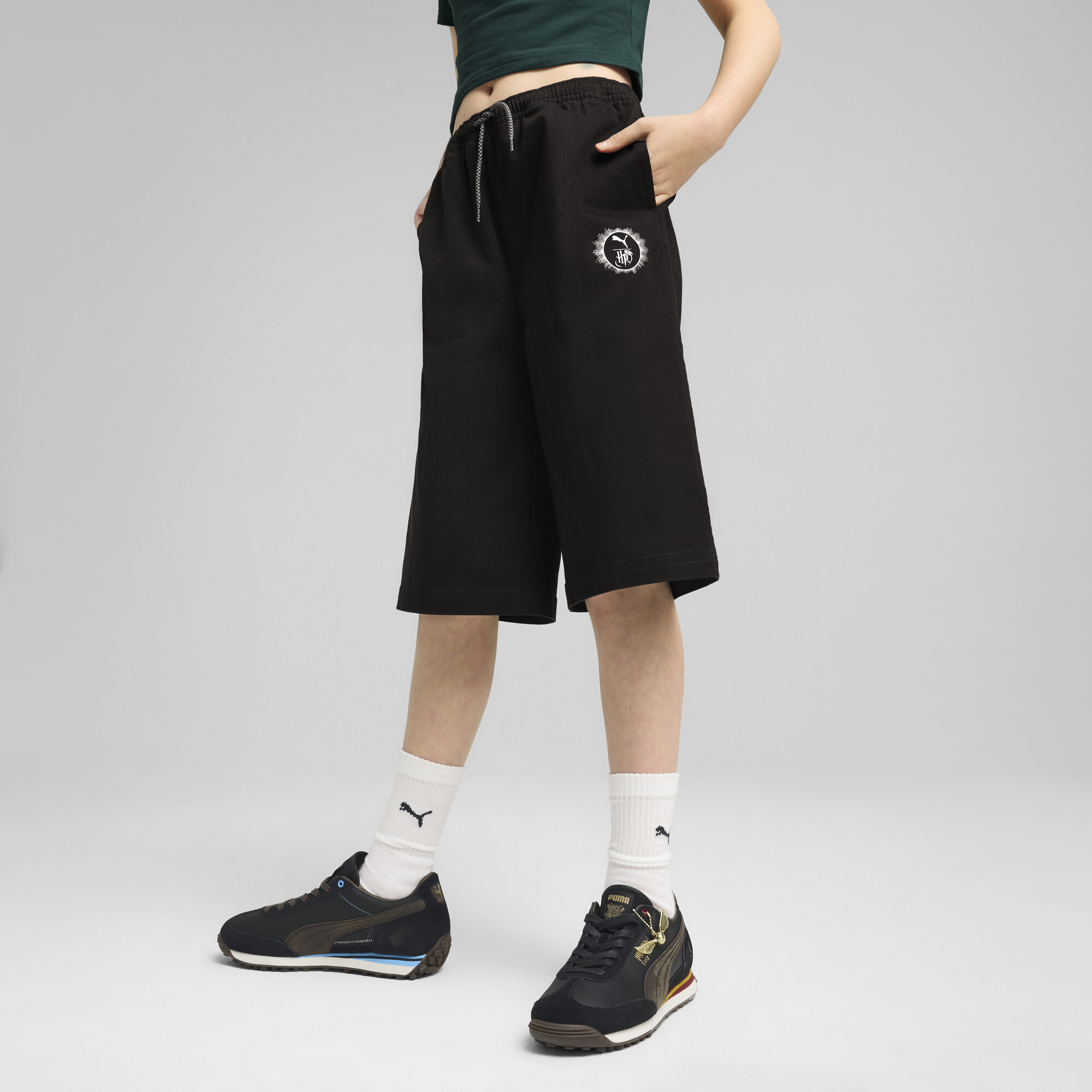 PUMA x HARRY POTTER Woven Jorts Youth | Clothing | PUMA