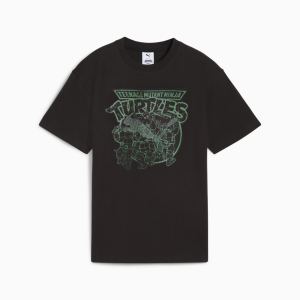 Remera PUMA HOOPS x TORTUGAS NINJA juvenil, PUMA Black, large-ARG