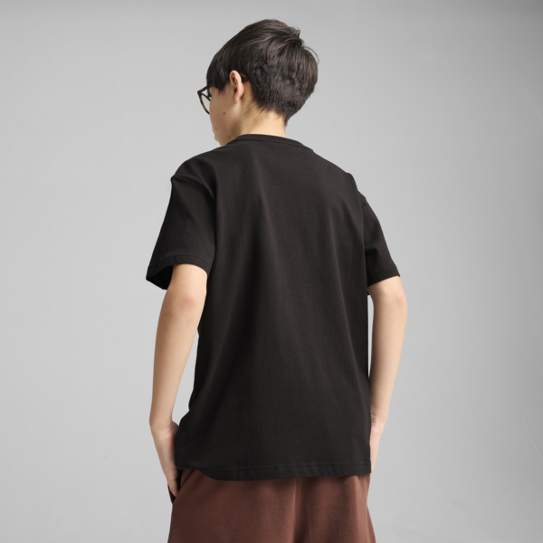 PUMA HOOPS x TMNT Relaxed Graphic Tee Youth, PUMA Black, large-MEX