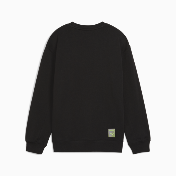 PUMA HOOPS x TMNT Relaxed Graphic Crew Youth, PUMA Black, large-MEX