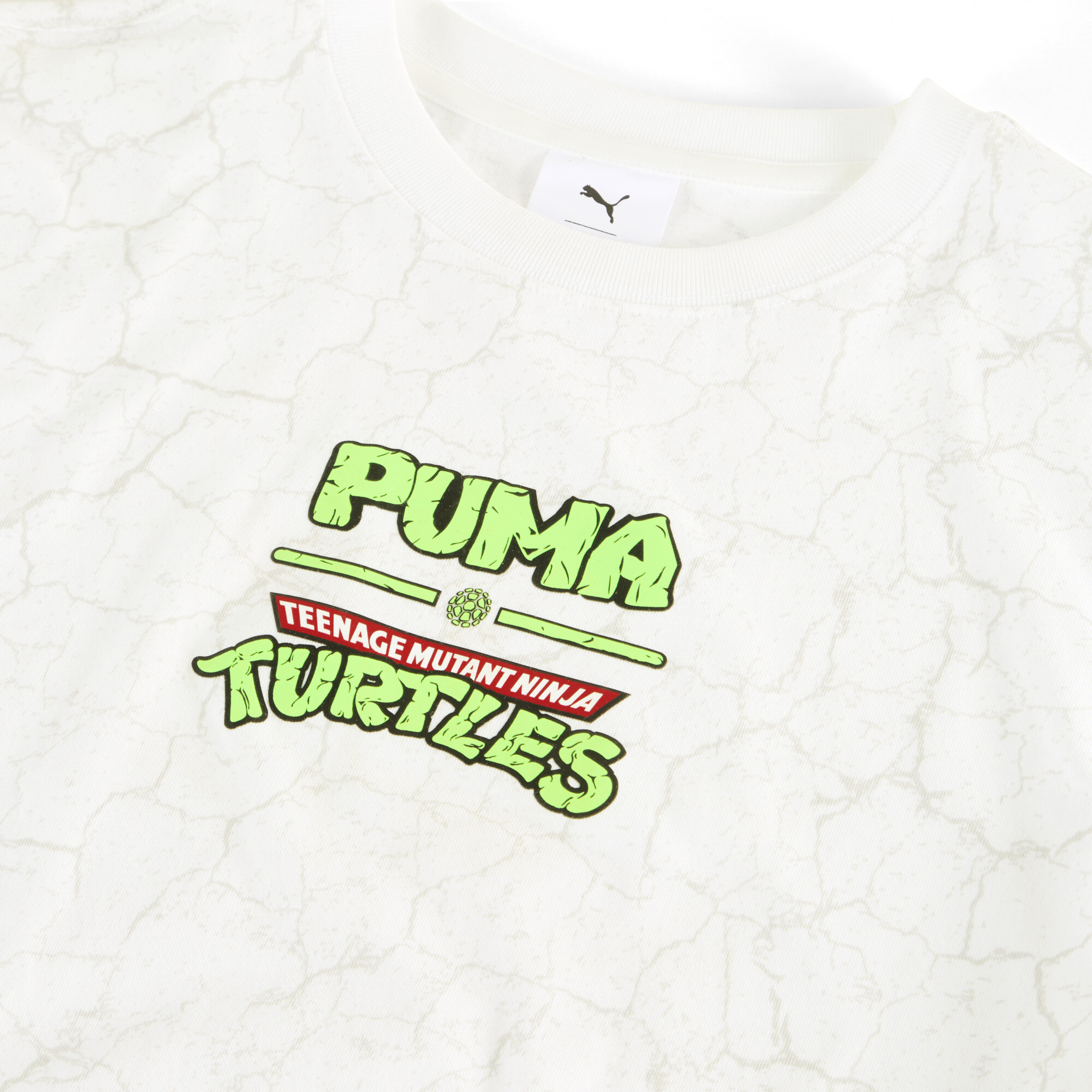 PUMA x TMNT Big Kids' Relaxed All-Over Print Tee - Picture 9 of 9