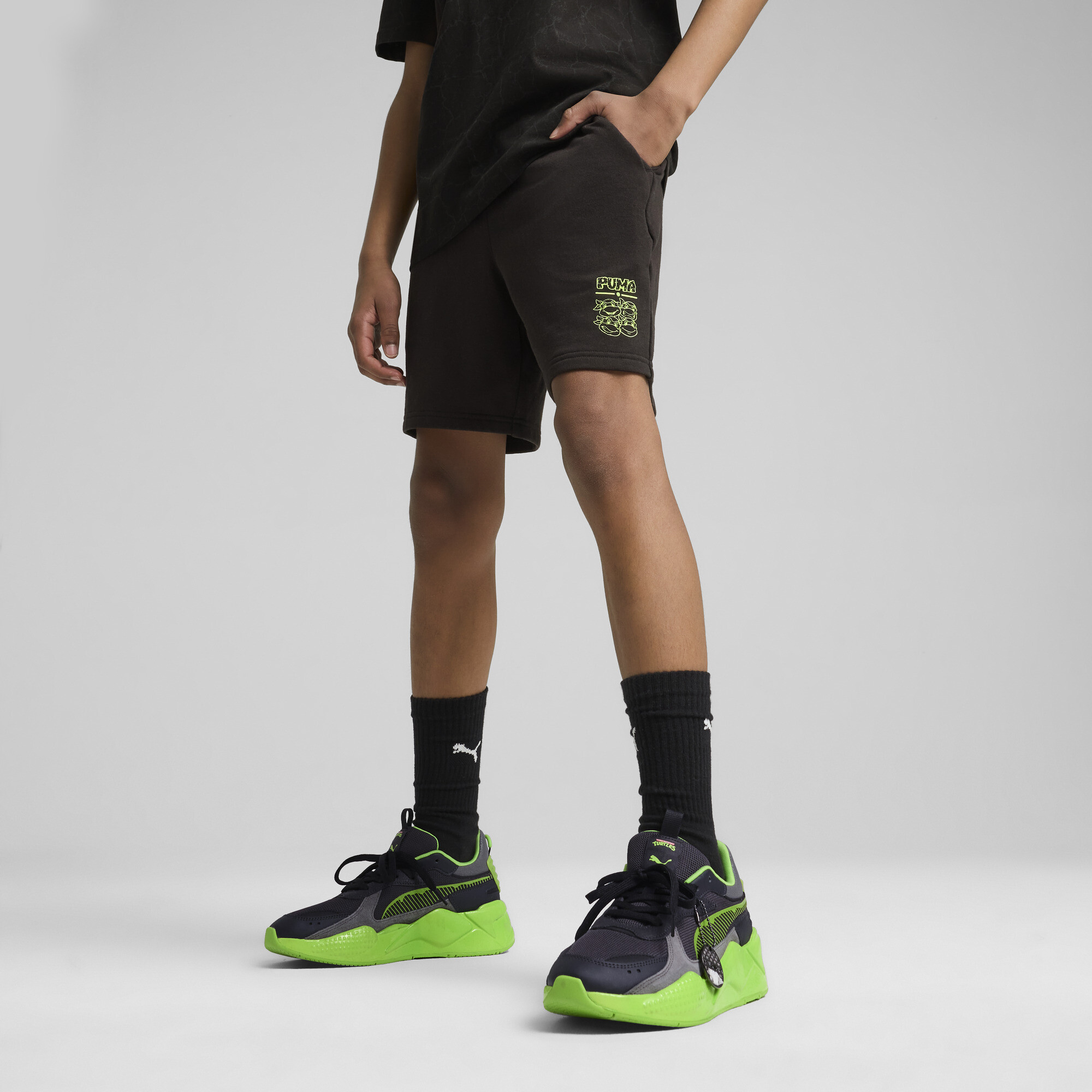 PUMA x TMNT Relaxed Shorts Youth | Clothing | PUMA