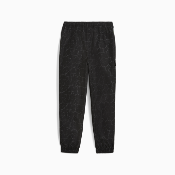 PUMA HOOPS x TMNT Relaxed Woven Cargo Pants Youth, PUMA Black, large-MEX