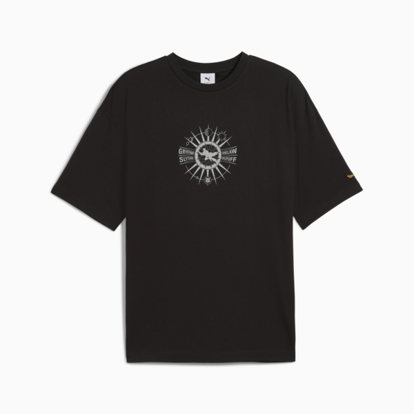 PUMA X HARRY POTTER Oversized Graphic Tee Unisex, PUMA Black, large-ZAF