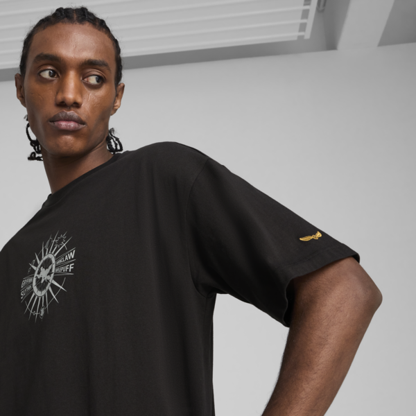 PUMA X HARRY POTTER Oversized Graphic Tee Unisex, PUMA Black, large-ZAF