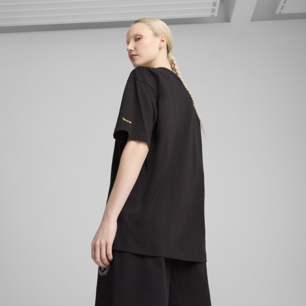 Remera oversize estampada PUMA X HARRY POTTER™, PUMA Black, large-ARG