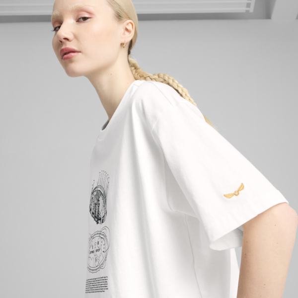 PUMA X HARRY POTTER Oversized Graphic Tee Unisex, PUMA White, large-MEX