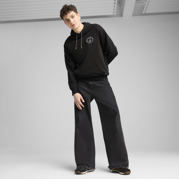 Sudadera oversize PUMA x HARRY POTTER™, PUMA Black, large-MEX