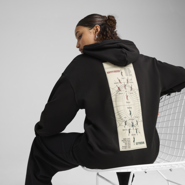 Sudadera oversize PUMA x HARRY POTTER™, PUMA Black, large-MEX
