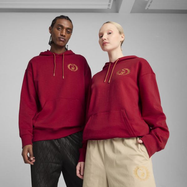 PUMA x HARRY POTTER Relaxed Hoodie Unisex, Dark Crimson, large-ZAF