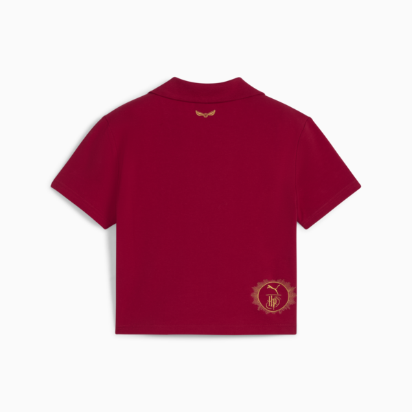 PUMA x HARRY POTTER Polo Shirt Women, Dark Crimson, large-ZAF