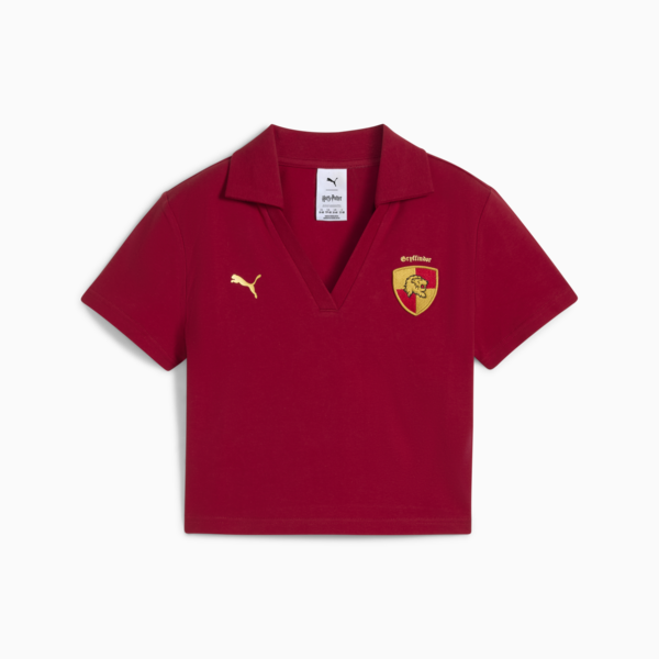 Remera polo PUMA x HARRY POTTER™ para mujer, Dark Crimson, large-ARG