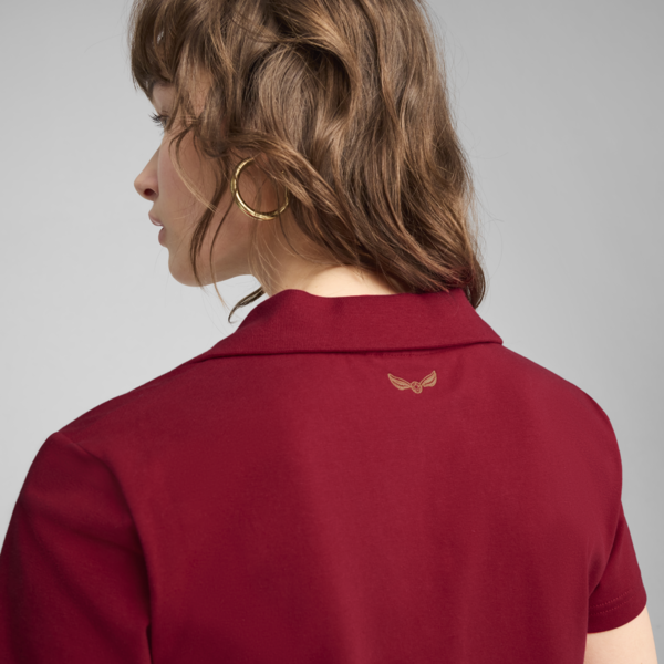 PUMA x HARRY POTTER Polo Shirt Women, Dark Crimson, large-ZAF