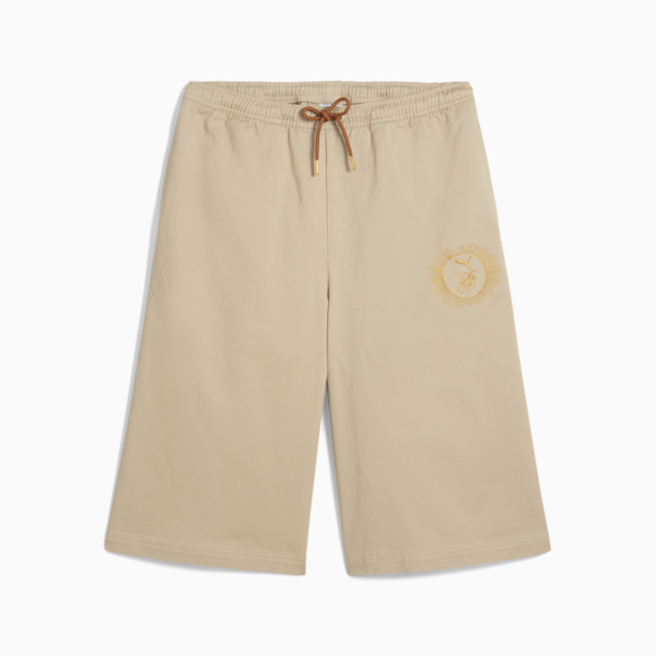 PUMA x HARRY POTTER Relaxed 14" Jorts Women, Toasted Almond, large-ZAF