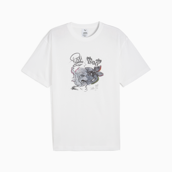 Playera PUMA x TORTUGAS NINJA para hombre, PUMA White, large-MEX