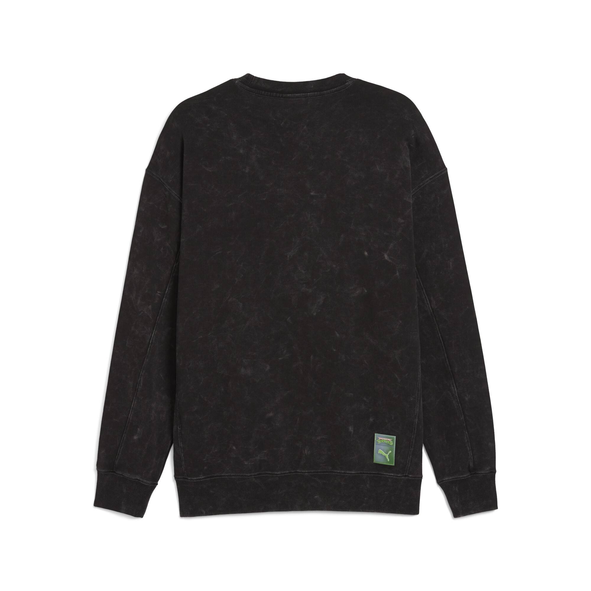 PUMA x TMNT Relaxed top met ronde hals met print, Zwart