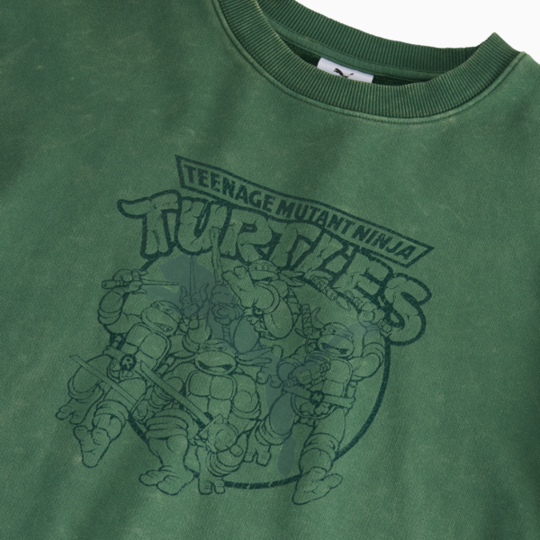 PUMA X Teenage Mutant Ninja Turtles Relaxed Graphic Crew Men, Vine, large-MEX