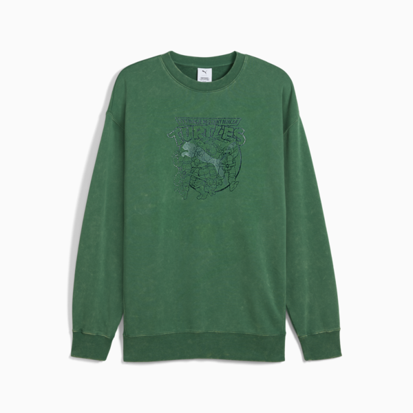 PUMA X Teenage Mutant Ninja Turtles Relaxed Graphic Crew Men, Vine, large-MEX